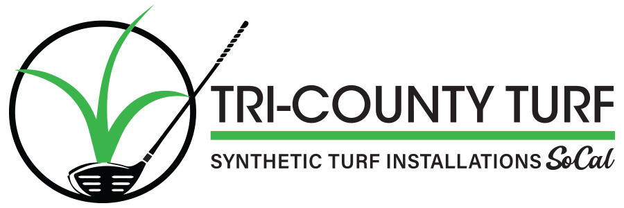 Synthetic Turf Logo - Green grass Tri-County Turf California